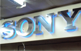 Интерьерная вывеска SONY Интерьерная вывеска SONY